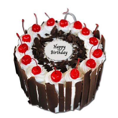 "Delicious round shape chocolate cake - 1kg - Click here to View more details about this Product